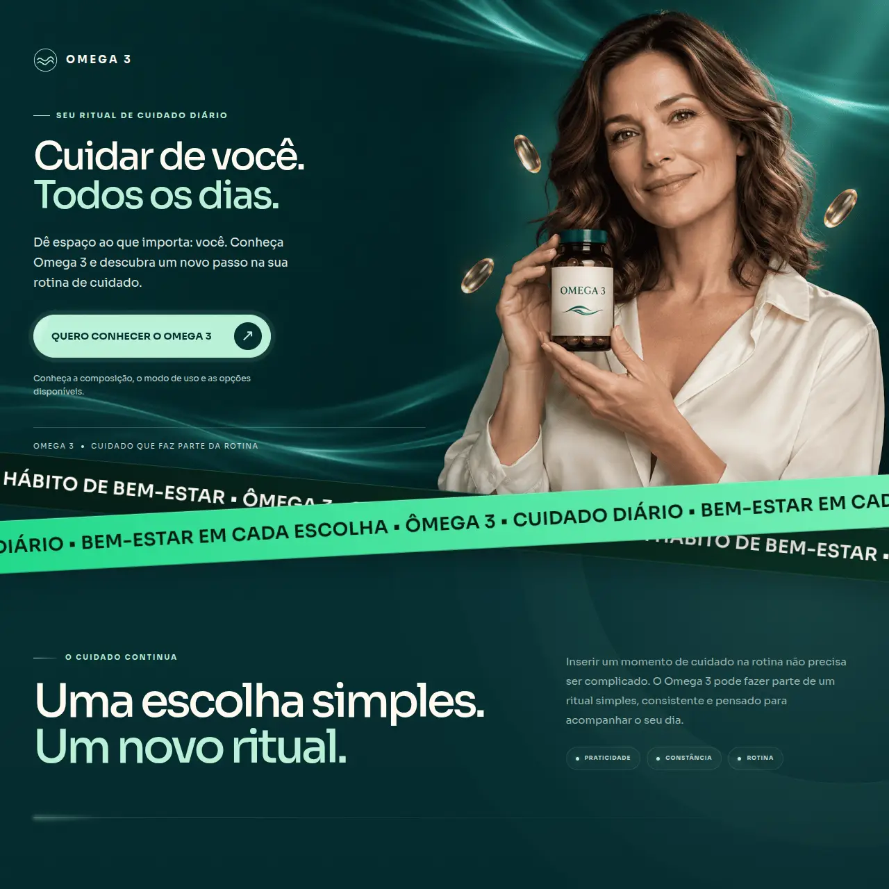 Preview do projeto Ômega 3 desenvolvido pela FL INOVA